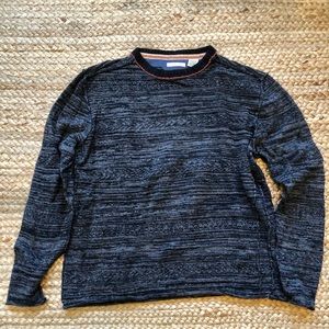 Carbon2Cobalt Textured Sweatshirt, Size L